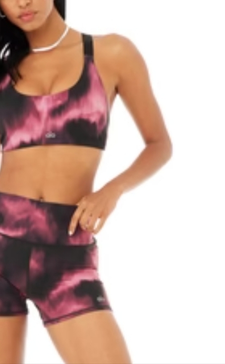 ALO Yoga Pants - NWOT Alo EUC 4" Vapor High Waist Short & Matching Sport Bra